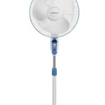 Havells Trendy 400mm Pedestal Fan (Blue White)