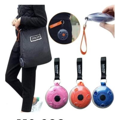 Folding Shopping Bag Portable Roll Up Telescopic Storage