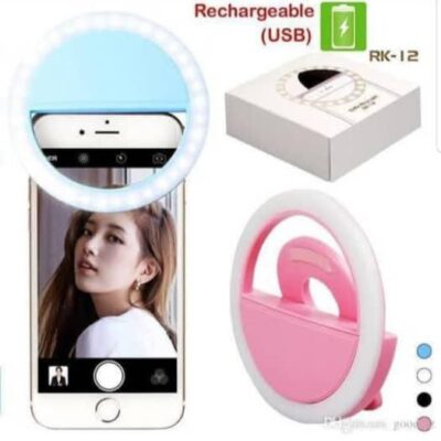 Rechargable Cellphone LED Mini Selfie Ring Light