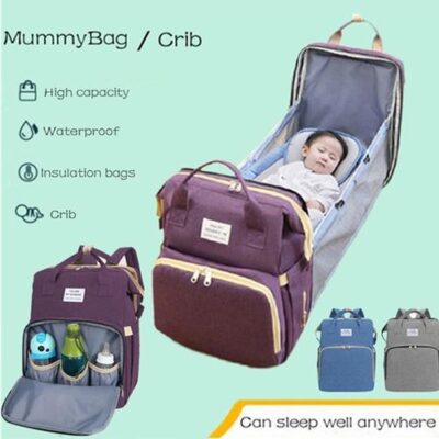 Baby Diaper Multifunction Bag with Pockets for Travel (Available in different colours)