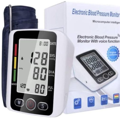 Electronic Blood Pressure Monitor with voice and backlight