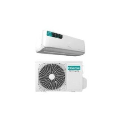 Hisense Air Conditioner 1.5HP, Copper Condenser, Super Cooling Gold Fin, Inverter, White