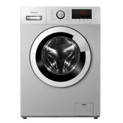 Hisense Washing Machine, Front Load, 8kg, Smart Control, Silver, Energy Saving, WM 8012S