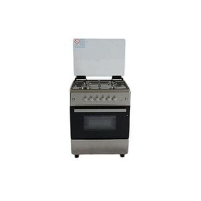 MAXI Standing Gas Cooker, 3 Gas Burners & 1 Electric Heater, MAXI 5050 31 Inox