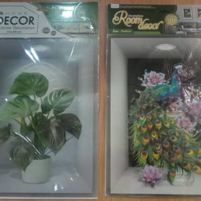 Home Decor 3D Wall Paper 6 set with flowers